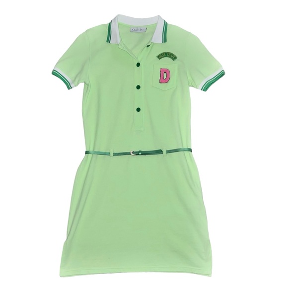 AUTH VTG Christian Dior Sport Golf Polo Tennis Dress - Picture 8 of 16